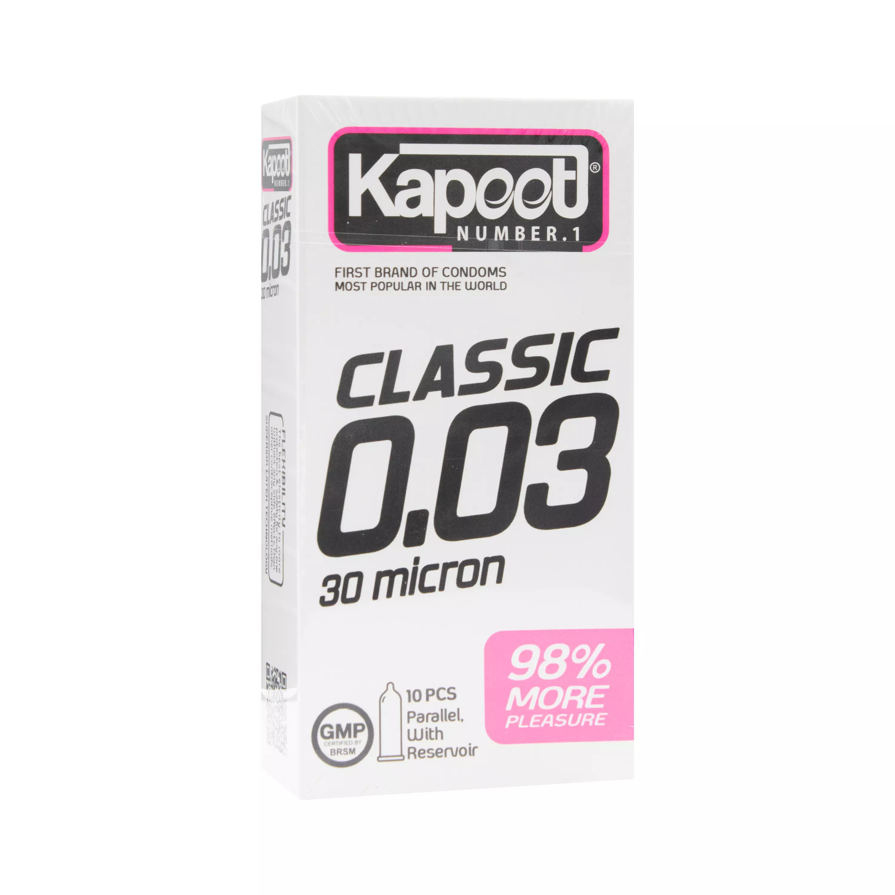 کاندوم نازک Classic 0.03 بسته 10 عددی کاپوت